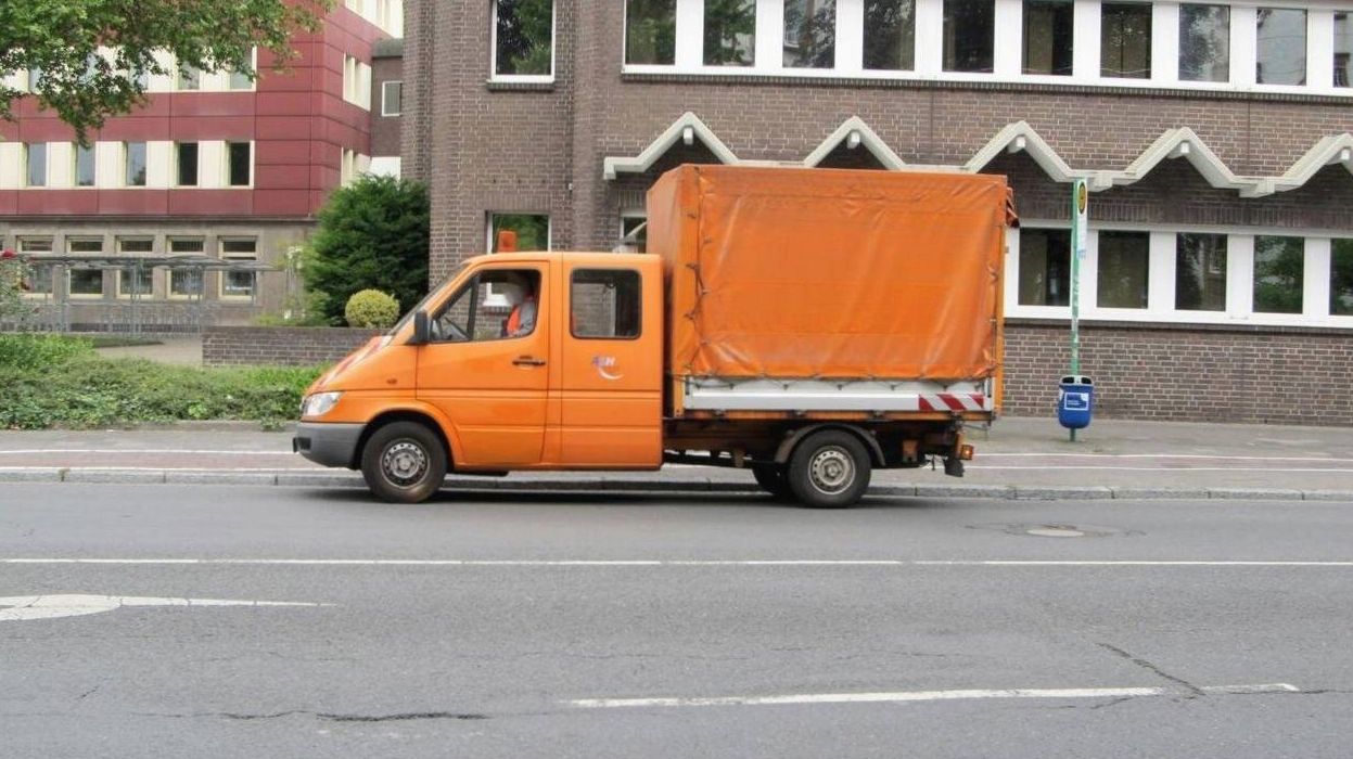 Delivery staging area